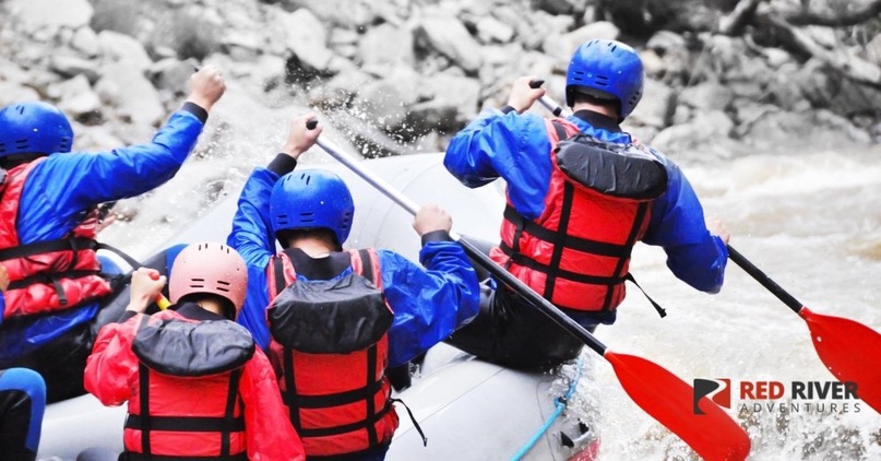 White water rafting graphic - Red River Adventures Moab Utah