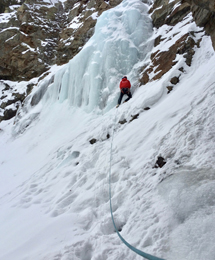 Multi-Pitch Guided Ice Climbing