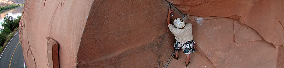 Wall Street rock climbing