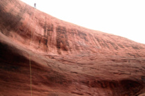 Rock of Ages rappelling photo - Red River Adventures Moab Utah