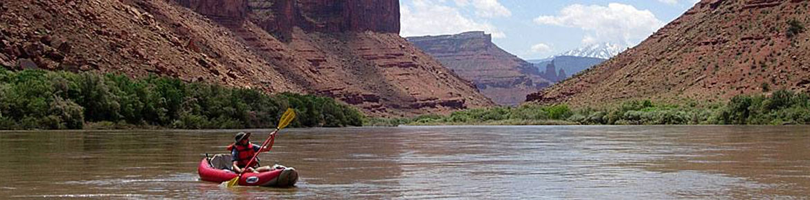 Inflatable Kayak on the Colorado River - Red River Adventures